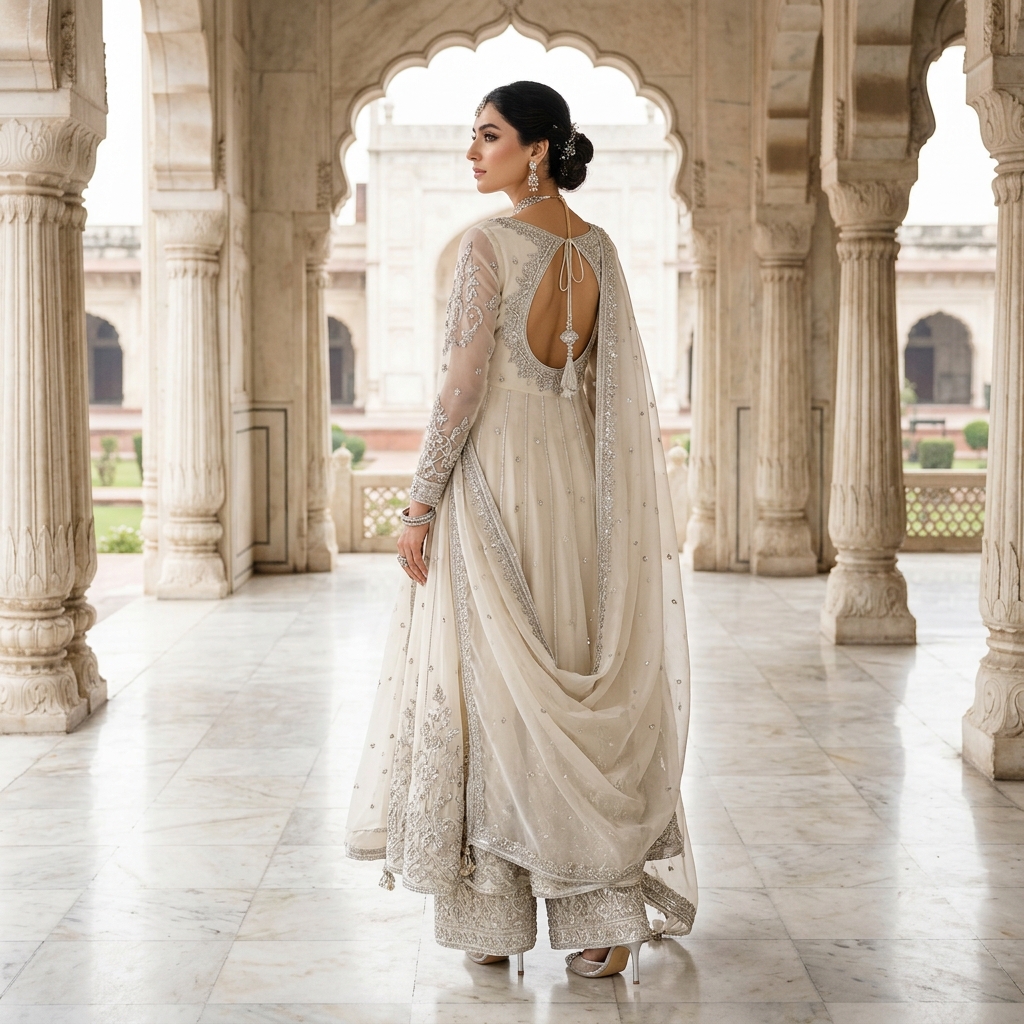 Safa Ivory Organza